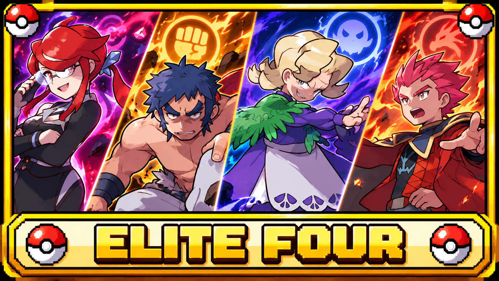 Pôster da Elite Four